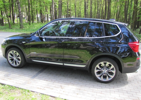 BMW X3 cena 89300 przebieg: 185000, rok produkcji 2017 z Siedlce małe 326